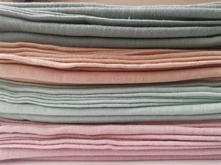 Elegance-Organik Müslin Örtü 100X100-Emerald