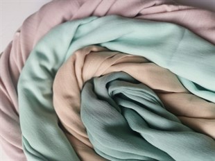 Elegance-Organik Müslin Örtü 100X100-Eau De Nil