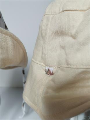 Floral-Müslin Bucket Çift Taraflı Şapka