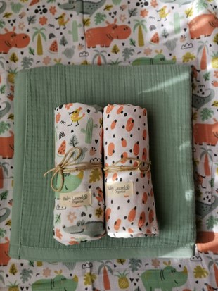 Funland - Organik Müslin Örtü 100X100