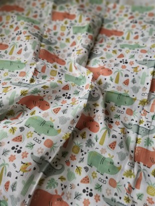 Funland - Organik Müslin Örtü 100X100