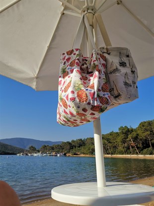 Hello Summer - Çok Amaçlı Omuz Çanta 57x38