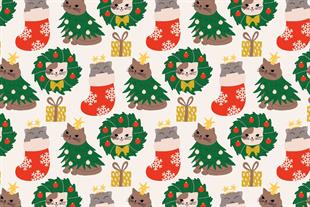 Hohoho Kedi-Mama Su Kabı Matı 60x40