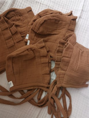 Laura Bebek Şapkası-Kahve