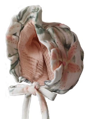 Laura Bebek Şapkası-Pink Lilys