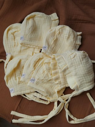 Laura Bebek Şapkası-Sarı