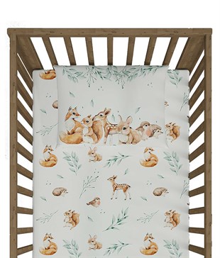 Little Forest-Lastikli Çarşaf Takımı 70x130