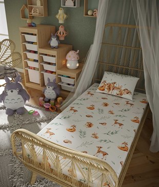 Little Forest-Lastikli Çarşaf Takımı 70x130