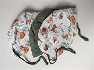 Little Forest-Müslin Bucket Çift Taraflı Şapka