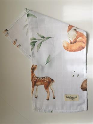 Little ForestOrganik Müslin Omuz Salya Bezi 50x25