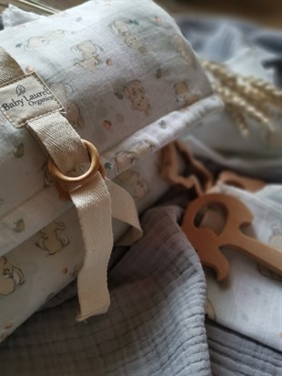 Lovely Bunney - Organik Müslin Çok Amaçlı Çanta 60X30