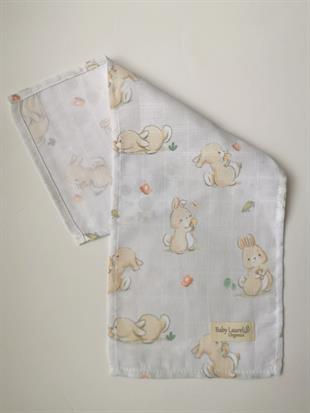 Lovely Bunny-Organik Müslin Omuz Salya Bezi 50x25