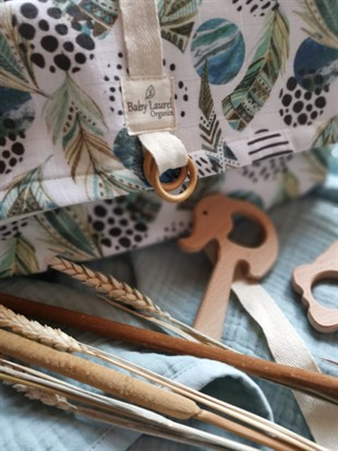 Magical Feather - Organik Müslin Çok Amaçlı Çanta 60X30