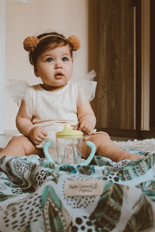 Magical Feather - Organik Müslin Örtü 100X100