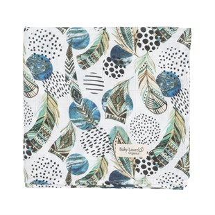 Magical Feather - Organik Müslin Örtü 100X100