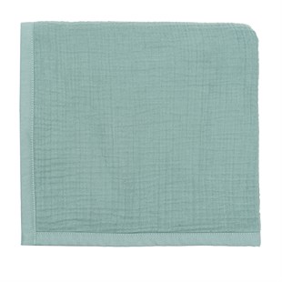 Nature - 8 KAT Organik Müslin Battaniye 100x130 - YEŞİL KREM