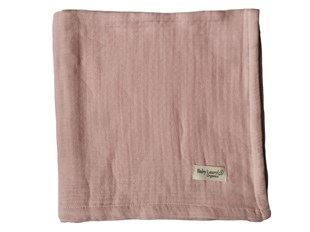 Nature Life-4 KAT Organik Müslin Battaniye 90x120-Soft Pink