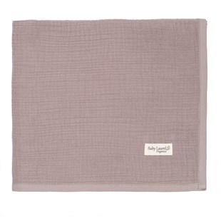 Nature Life - 4 Kat Organik Müslin Battaniye 90x120 - Truffle
