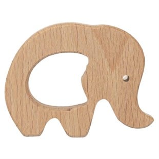 Nonage - Ahşap Oyuncak - Fil - 6,5x5