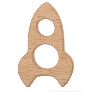 Nonage - Ahşap Oyuncak - Roket - 7x5