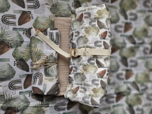 Nuts & Rocks - Organik Müslin Çok Amaçlı Çanta 60X30