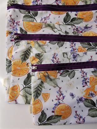 Orange On Branch-Çok Amaçlı Islak Kirli Çantası 