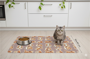 Pisi-Mama Su Kabı Matı 60x40