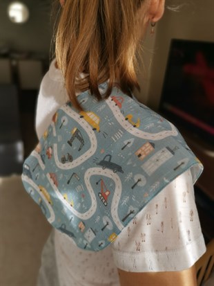 Road Trip - Organik Müslin Omuz Salya Bezi 45X20