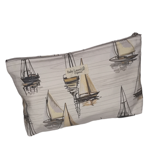 Sail Boat- Çok Amaçlı Fermuarlı Çanta 20X30