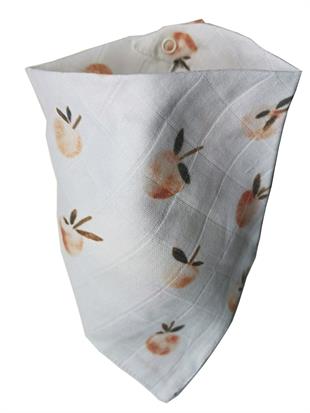 Small Sweety-2 Kat Organik Müslin Salya Önlüğü 20x35