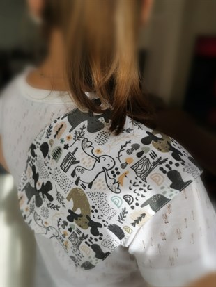 Smart Deer - Organik Müslin Omuz Salya Bezi 45X20
