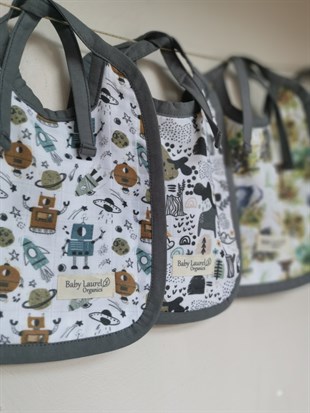 Smart Deer - Organik Müslin Önlük 22X30