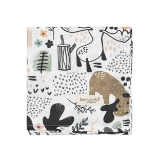 Smart Deer-Organik Müslin Örtü 80X80