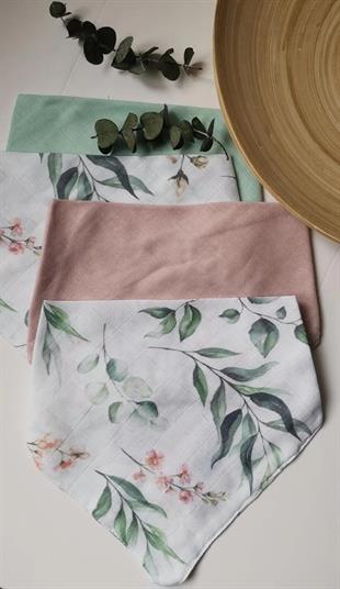 Soft Garden-2 Kat Organik Müslin Salya Önlüğü 20x35