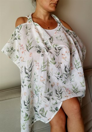 Soft Garden-Organik Müslin Emzirme Örtüsü 65X100