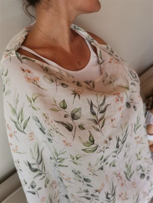 Soft Garden-Organik Müslin Emzirme Örtüsü 65X100