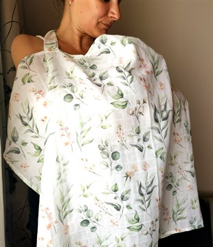 Soft Garden-Organik Müslin Emzirme Örtüsü 65X100