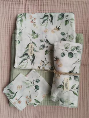 Soft Garden-Organik Müslin Örtü 70X70