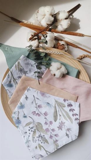 Spring-2 Kat Organik Müslin Salya Önlüğü 20x35