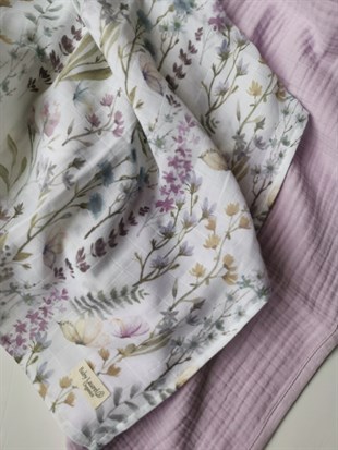 Spring-Organik Müslin Örtü 100X100