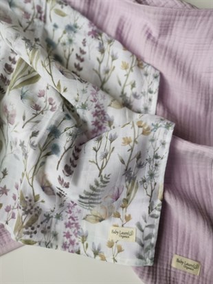 Spring-Organik Müslin Örtü 100X100