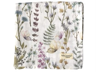 Spring-Organik Müslin Örtü 100X100