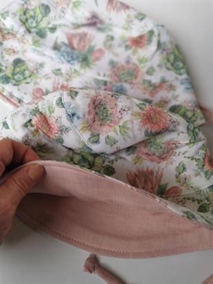 Succulent-Müslin Bucket Çift Taraflı Şapka