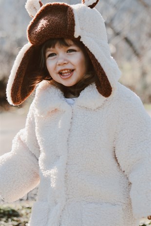 Teddy Avcı Şapka Kahve Krem-2-8 Yaş