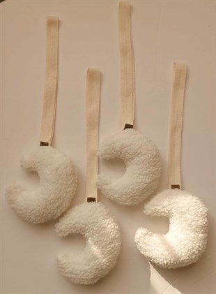 Teddy Ay Oyuncak-Beyaz