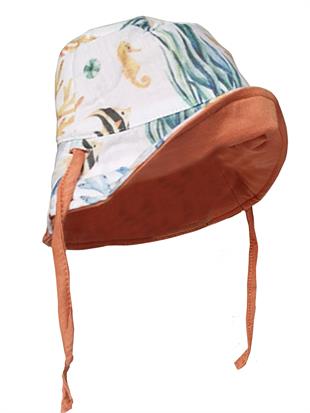 Under The Sea-Müslin Bucket Çift Taraflı Şapka
