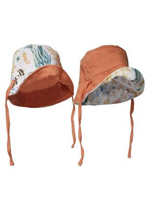 Under The Sea-Müslin Bucket Çift Taraflı Şapka