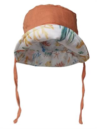 Under The Sea-Müslin Bucket Çift Taraflı Şapka