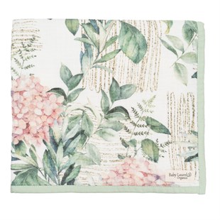 Vintage Hydrengea - 4 KAT Organik Müslin Battaniye 90X120