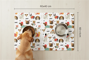 Woof-Mama Su Kabı Matı 60x40